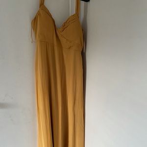 Mustard multi design wedding dress